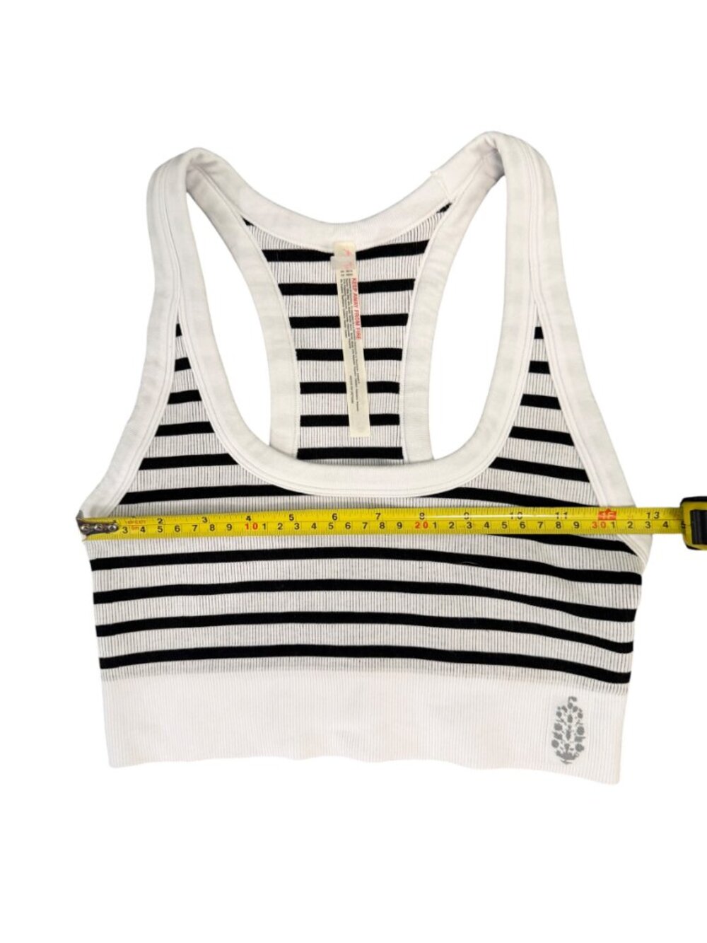 NWOT FP Movement Go To Striped Sports Bra – White Combo – M/L- MSRP $48 - Picture 4 of 9